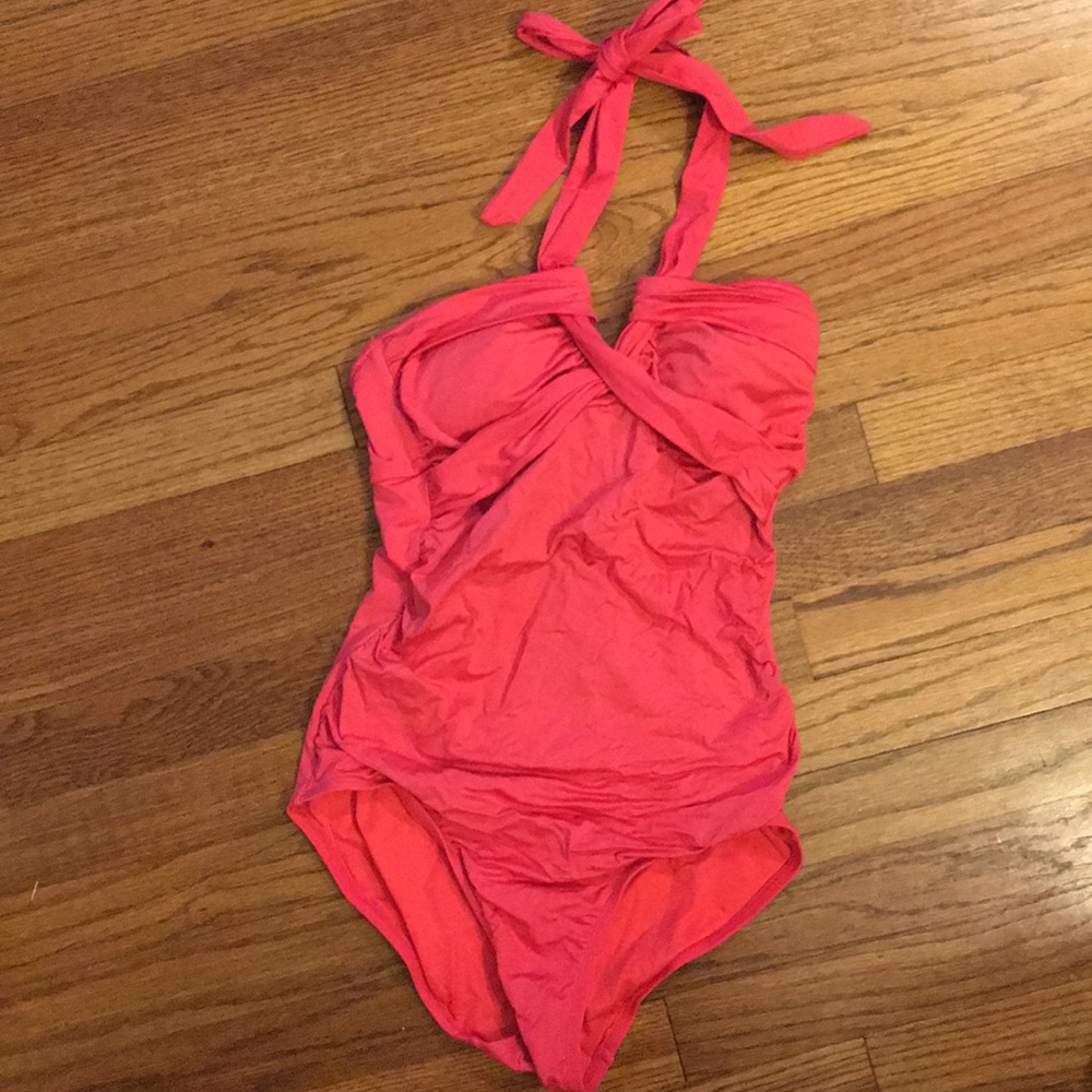 Pink target one piece! Great condition!